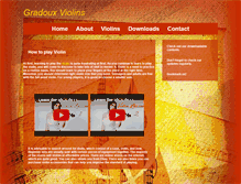 Tablet Screenshot of gradouxmattrareviolins.com